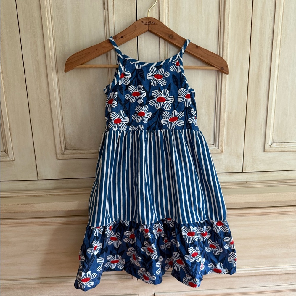 Hanna Andersson Blue Play Dress